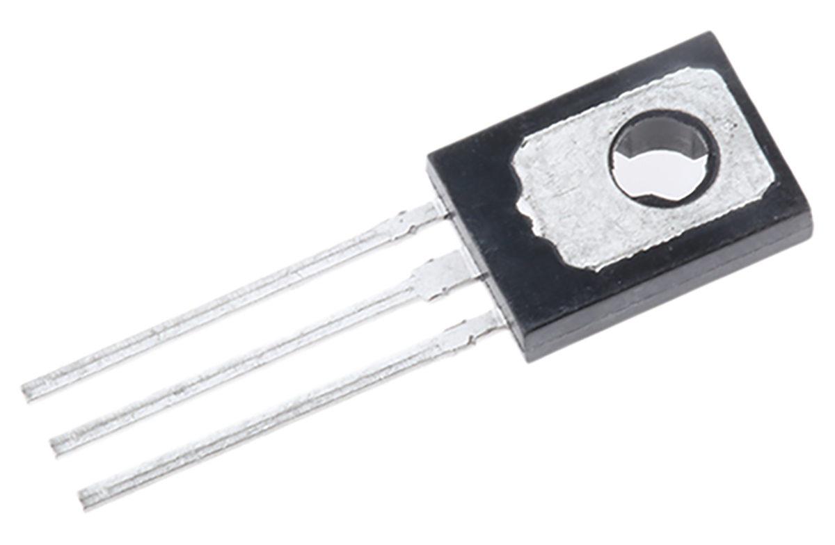 STMicroelectronics BD438 PNP Transistor, -4 A, -45 V, 3-Pin SOT-32
