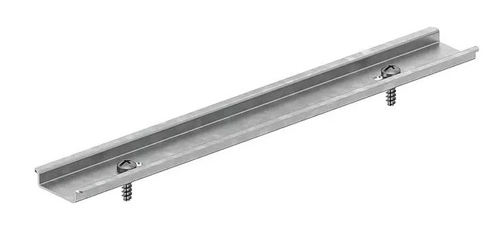 72003401 Spelsberg Steel Unperforated DIN Rail, 327 mm x 35mm x 7.5 mm