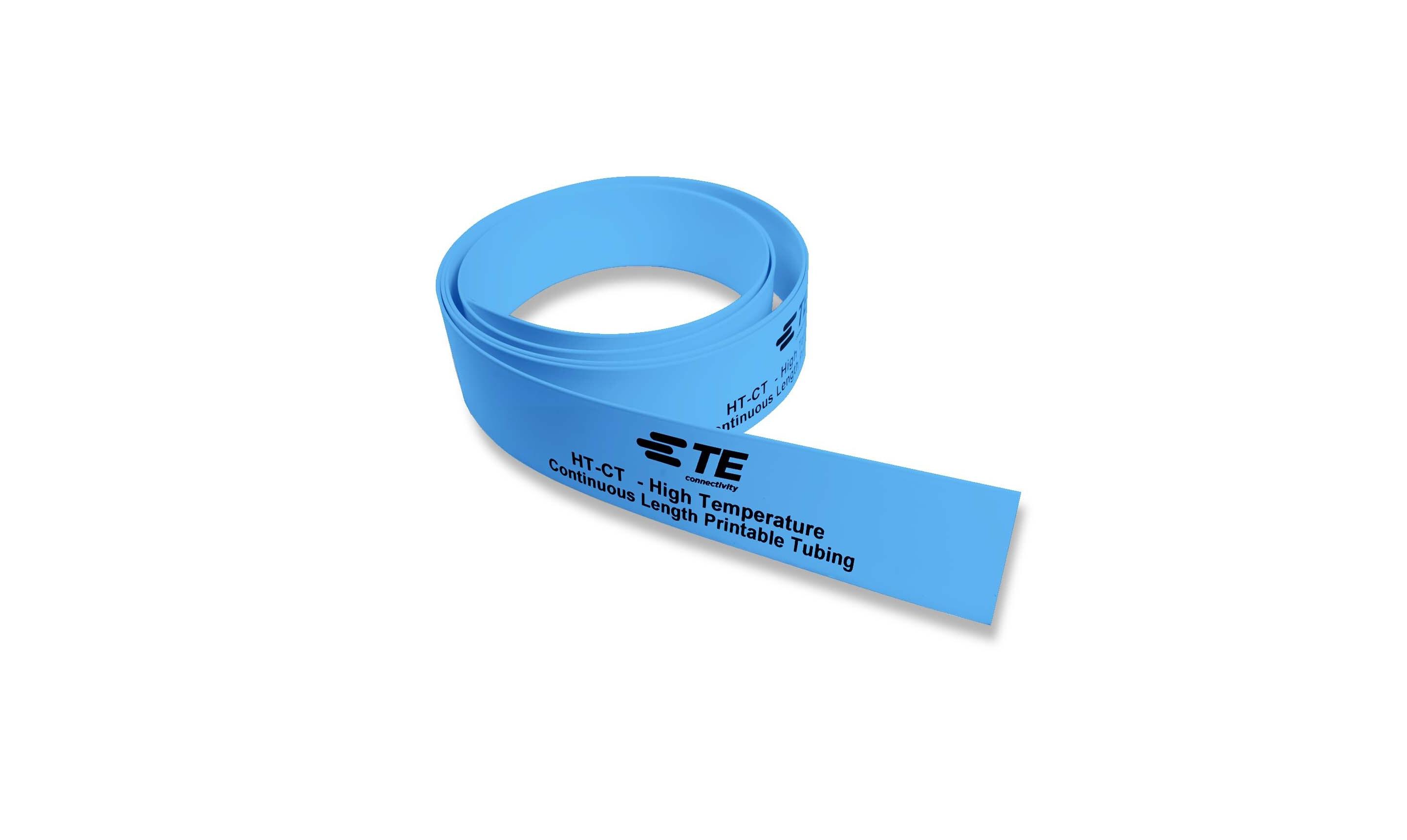 TE Connectivity Cross Linked Polyolefin Blue Cable Sleeve, 50m Length, HT-CT Series