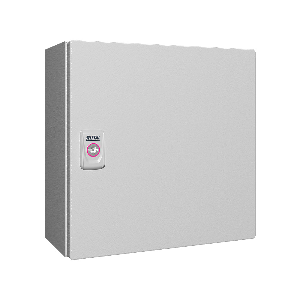 1575000 Rittal Sheet Steel Metal Enclosure, 155mm x 300 mm x 300 mm