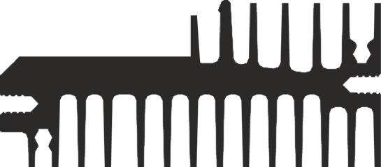 AAVID THERMALLOY Heatsink, 3.1K/W, 100 x 27 x 60mm, Clip