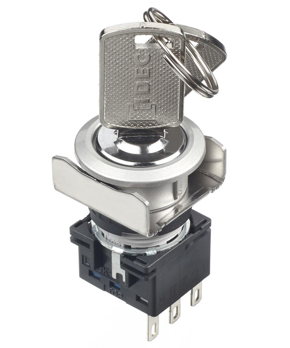 Idec Black Round Push Button Switch