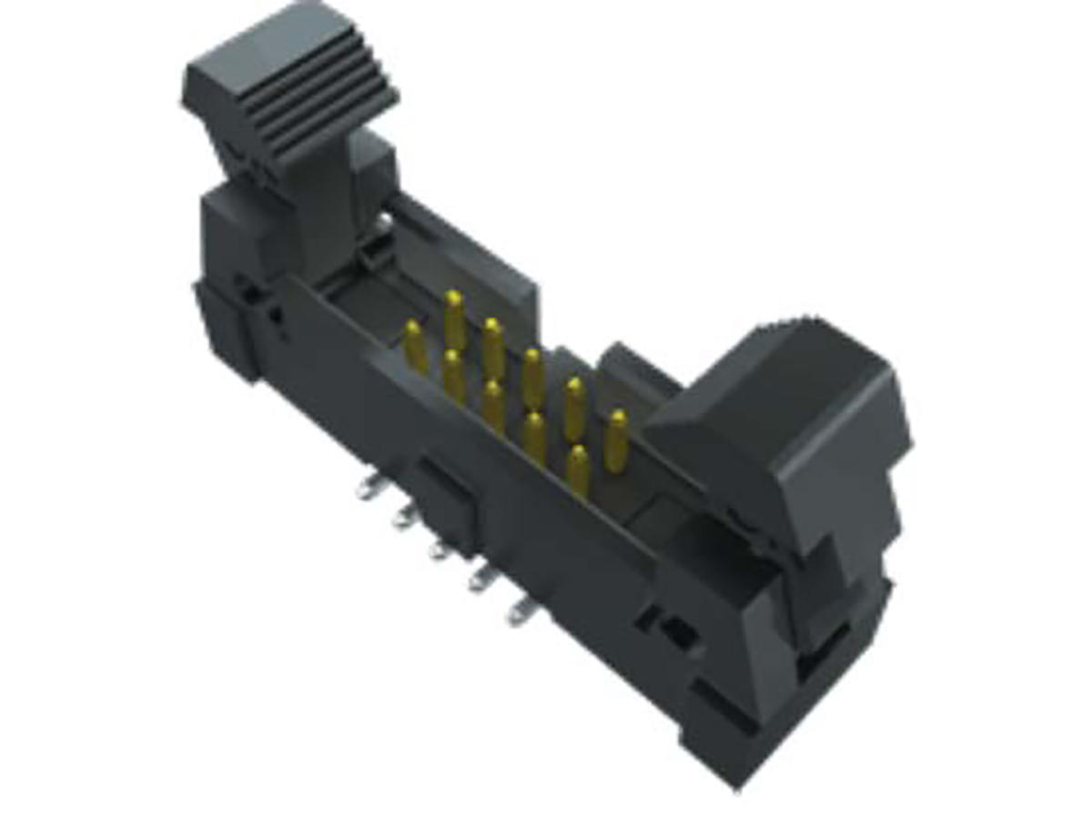 Samtec EHF Series Straight Surface PCB Header, 17 Contact(s), 1.27 mm Pitch, 1 Row, Shrouded