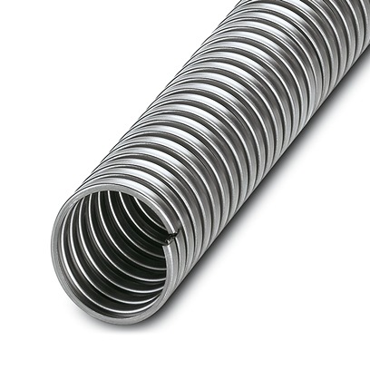 Phoenix Contact 10m Silver Cable Cover in Stainless Steel, 31mm Inside dia.