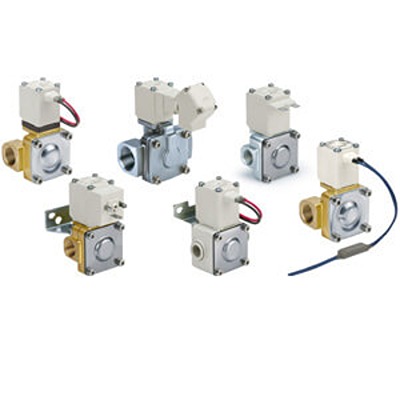 SMC Solenoid Valve VXD232CZ1VA, 2 port(s) , NO, 24 V dc, 1/4in