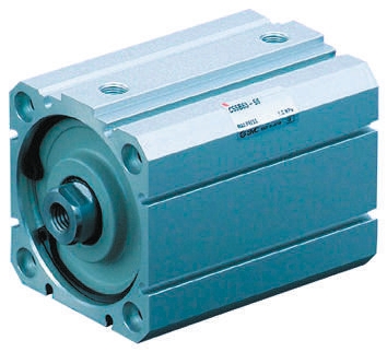SMC Pneumatic Compact Cylinder - 50 mm Bore, 40 mm CD55 Series, Double Acting Acting