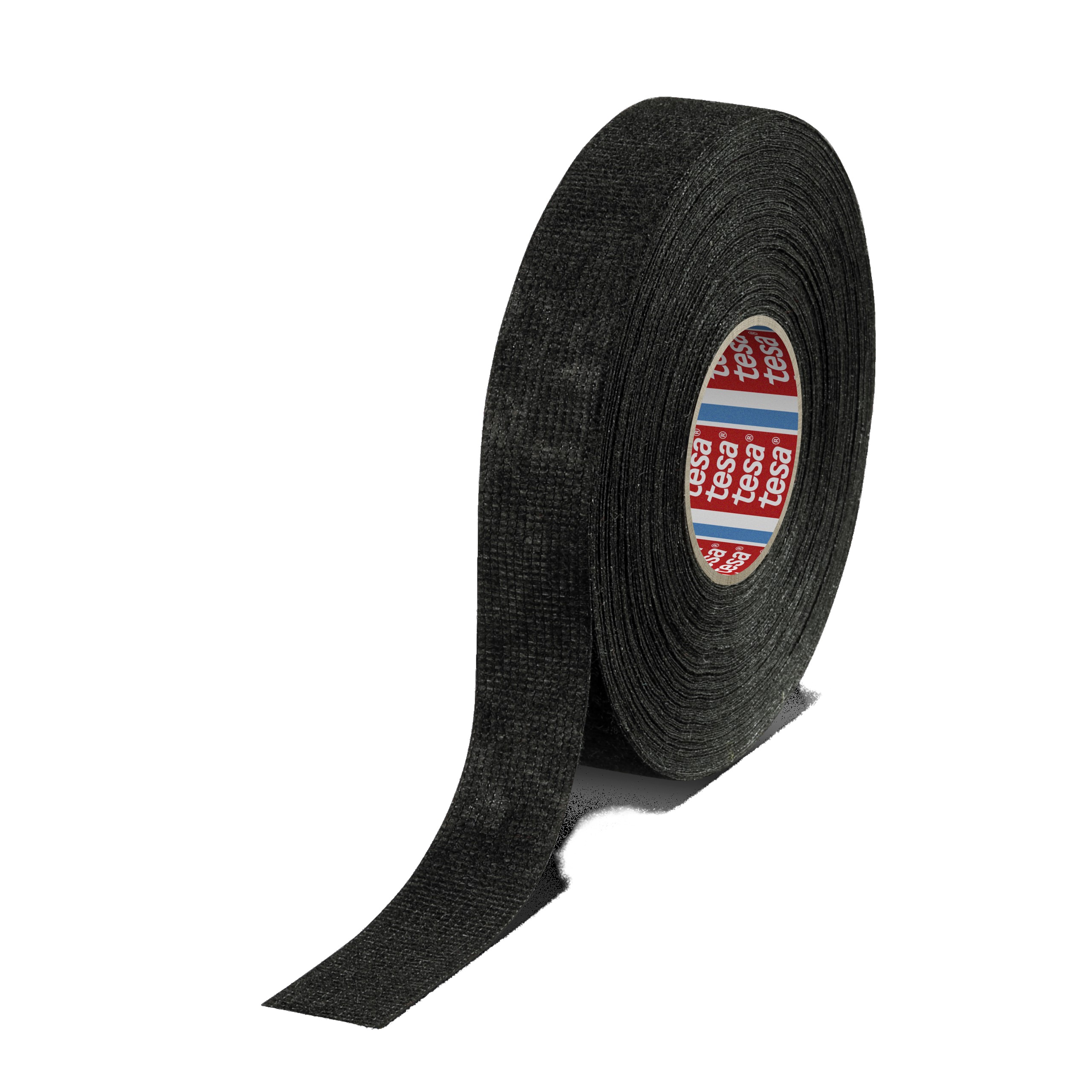Tesa 51608 Black PET Fleece Electrical Tape, 19mm x 25m