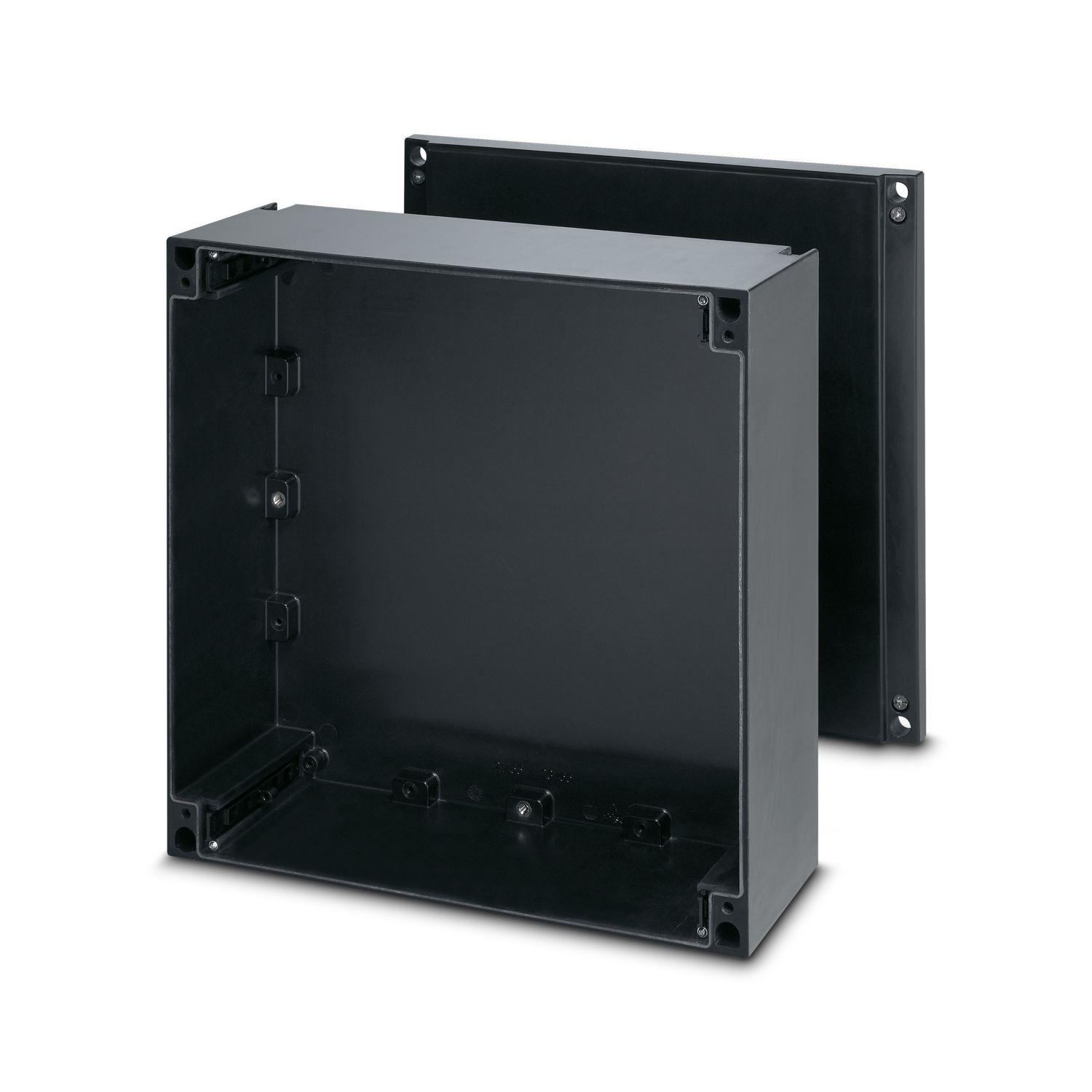 Phoenix Contact Black Glass Fibre Reinforced Polyester Junction Box, 360 x 360 x 145mm