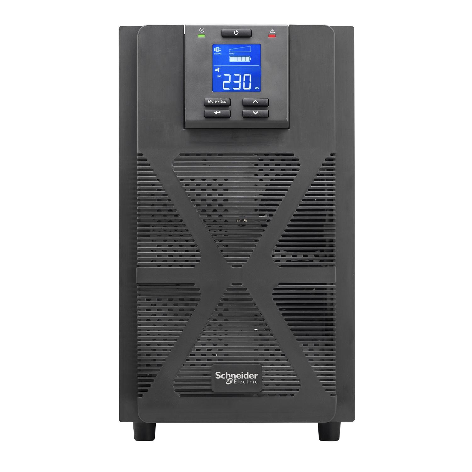 APC 230V Input Stand Alone Uninterruptible Power Supply, 3000VA (2.4kW), Easy UPS