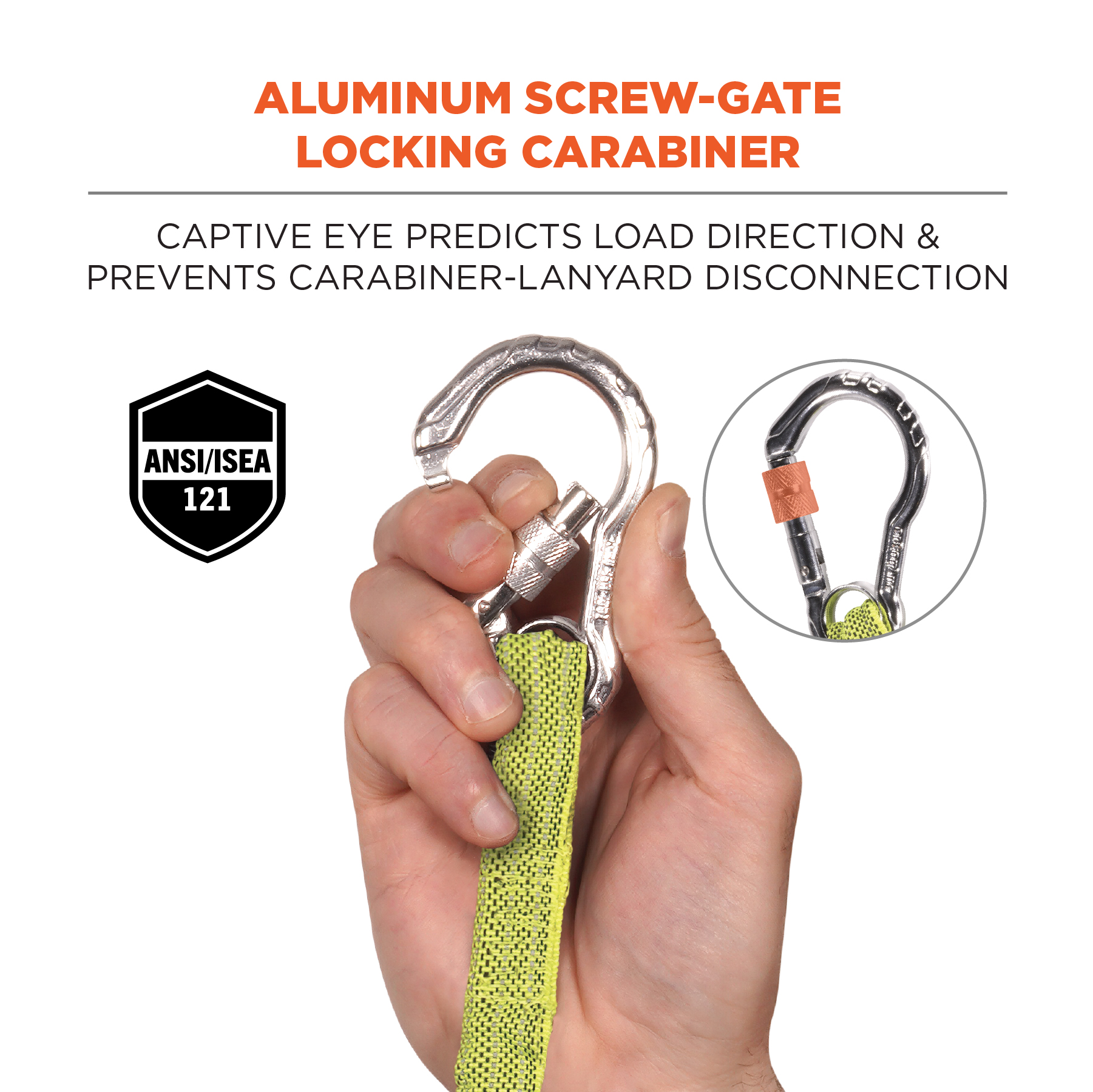 19003 Ergodyne Standard Aluminium, Elastic, Nylon Tool Lanyard Lanyard, 4.5kg Capacity