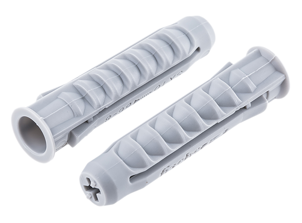 70010 Fischer Fixings White Nylon Wall Plug, 50mm Length, 10mm Fixing Hole Diameter