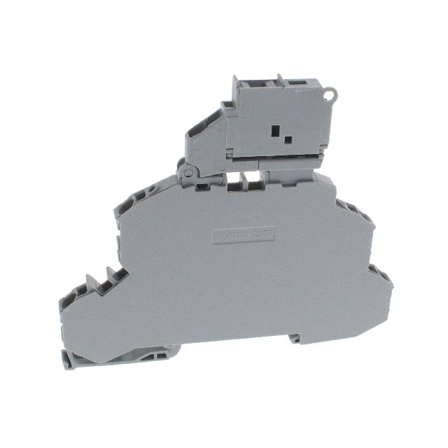 WAGO Corporation Terminal Block Connector 4 Position Disconnect Gray 12-18 AWG