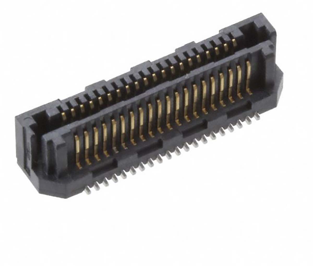 Samtec LSS Series Straight Surface PCB Header, 60 Contact(s), 0.635 mm Pitch, 2 Row, Shrouded