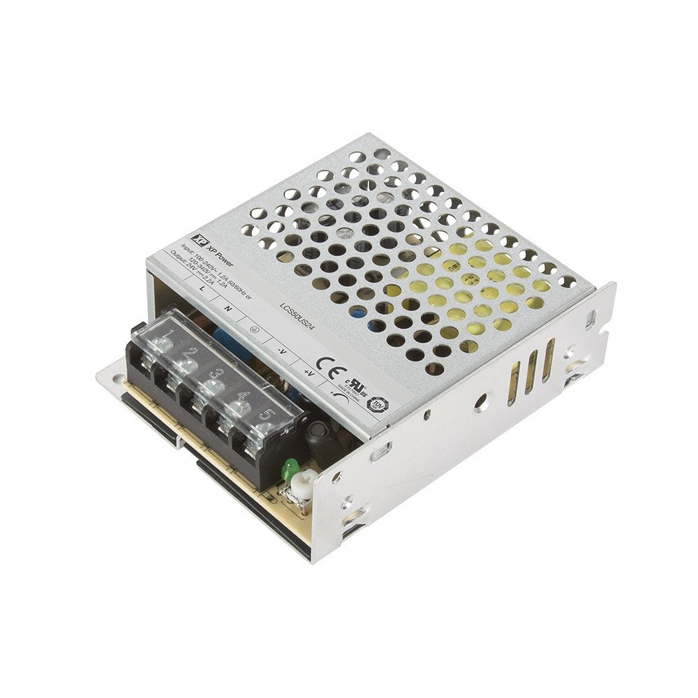 XP Power Switching Power Supply, LCS50US36, 36V dc, 1.45A, 52W, 1 Output, 85 → 264 V ac, 120 → 373 V dc