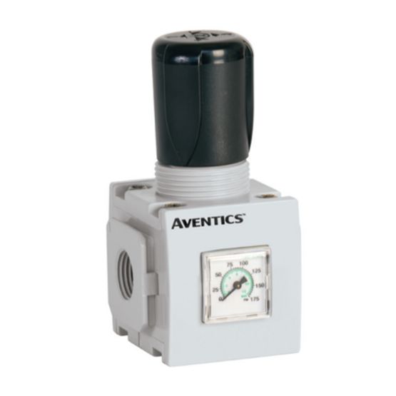 EMERSON ? AVENTICS G 1/4 Pneumatic Regulator - 0.5bar to 10bar, 1/4in, 16bar max. input