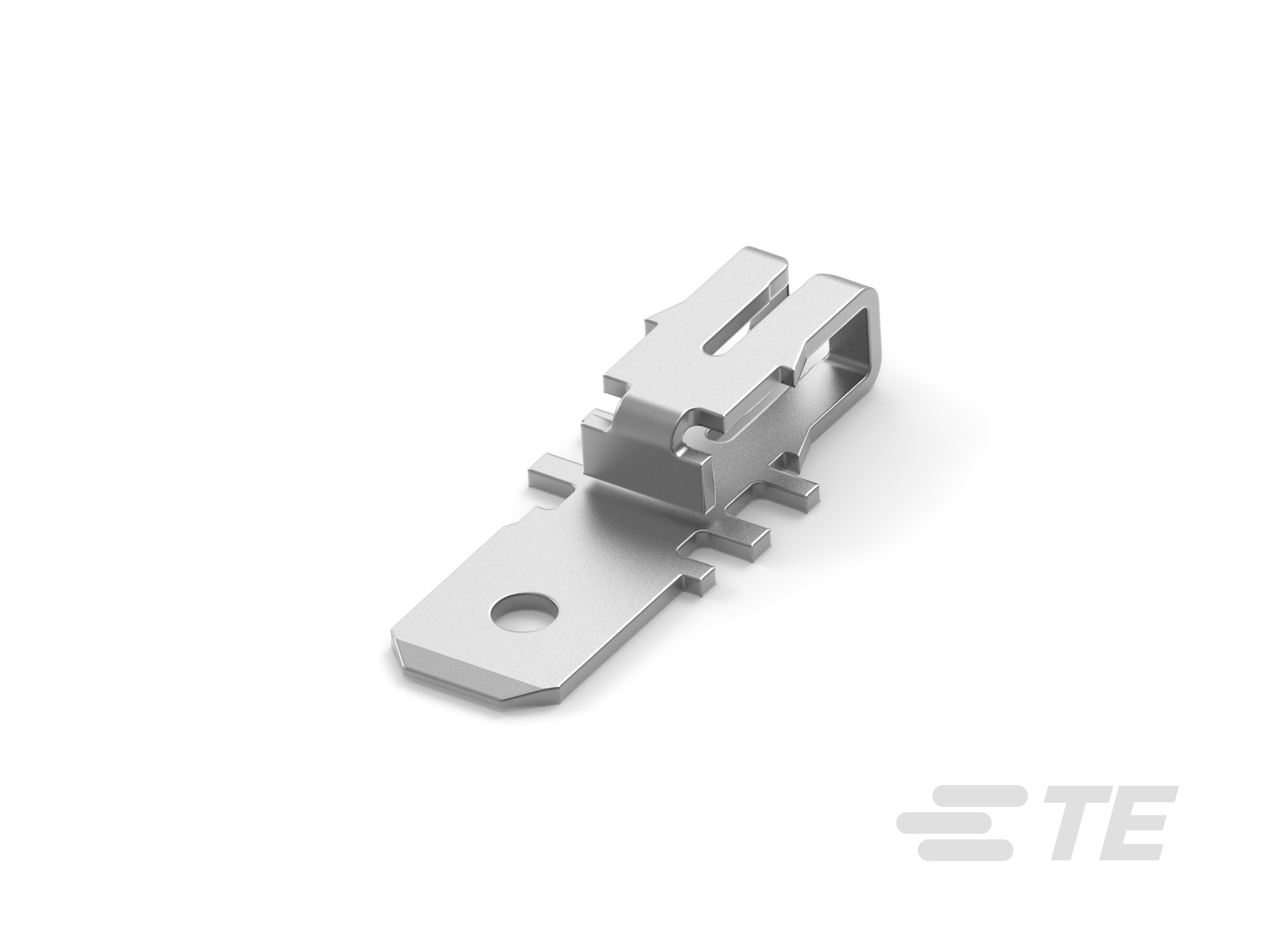 TE Connectivity MAG-MATE Uninsulated Crimp Ring Terminal, 20AWG to 18AWG, Grey