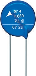 EPCOS, Standard Metal Oxide Varistor 12.1nF 10A, Clamping 36V, Varistor 18V