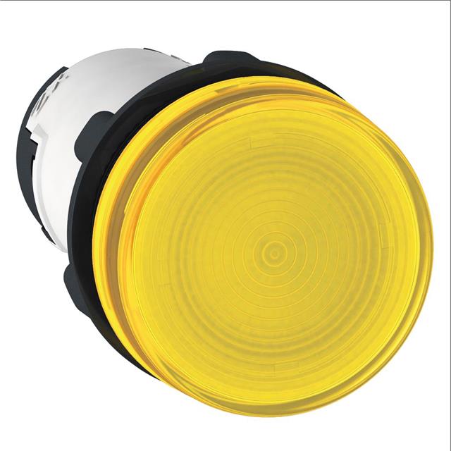 xb7ev65p Schneider Electric Yellow Incandescent Lamp, 22.5mm Cutout, IP20 (Rear Face), IP54 (Front Face), 250 V