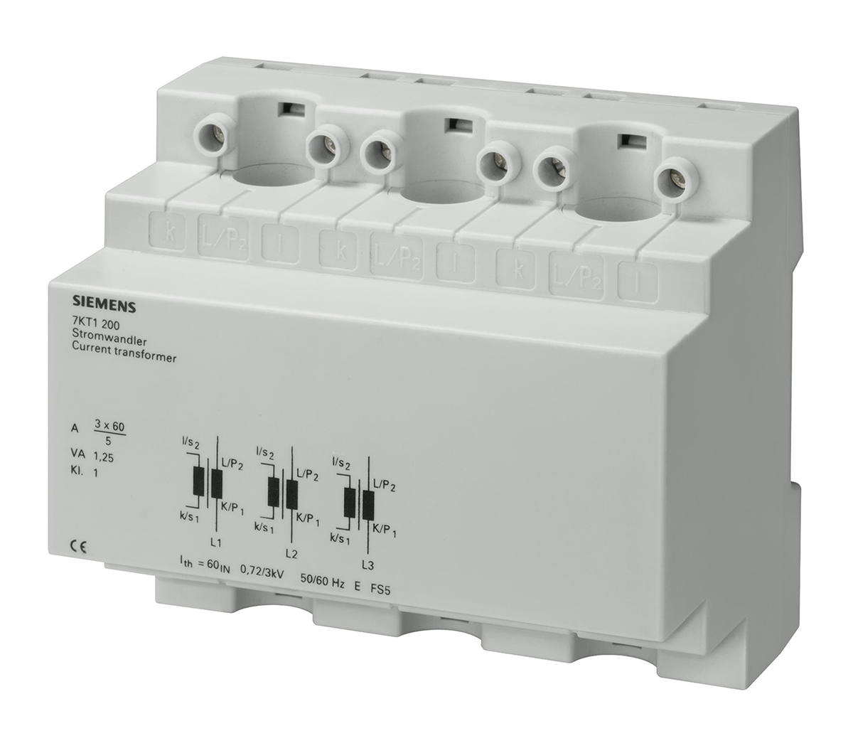 Siemens 7KT12 Series Current Transformer 150 A 30:1 13 mm Bore