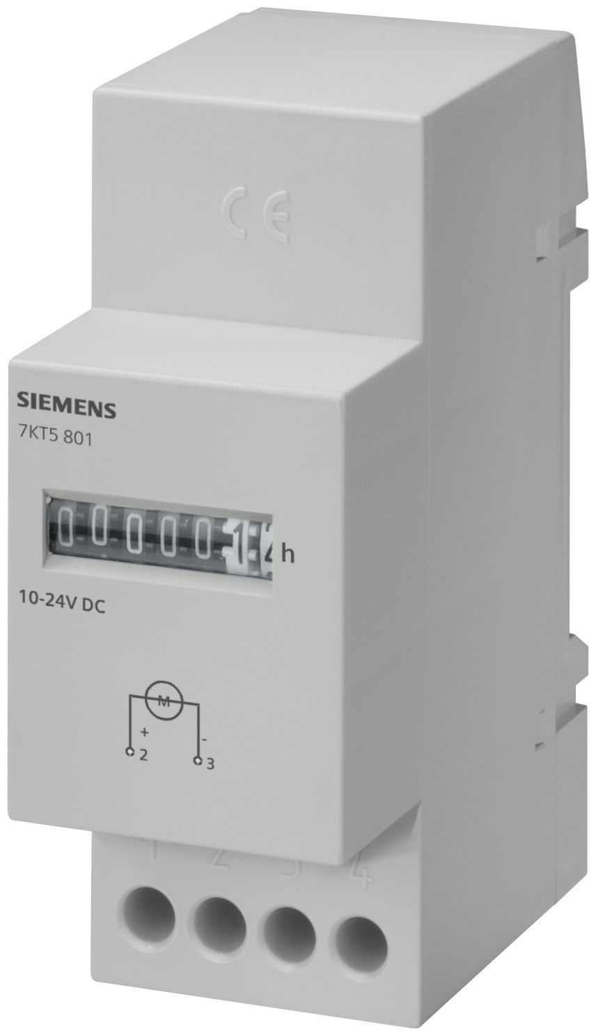 Siemens SENTRON Counter, Counter, 7 Digit Mechanical, 60 Hz 115V ac