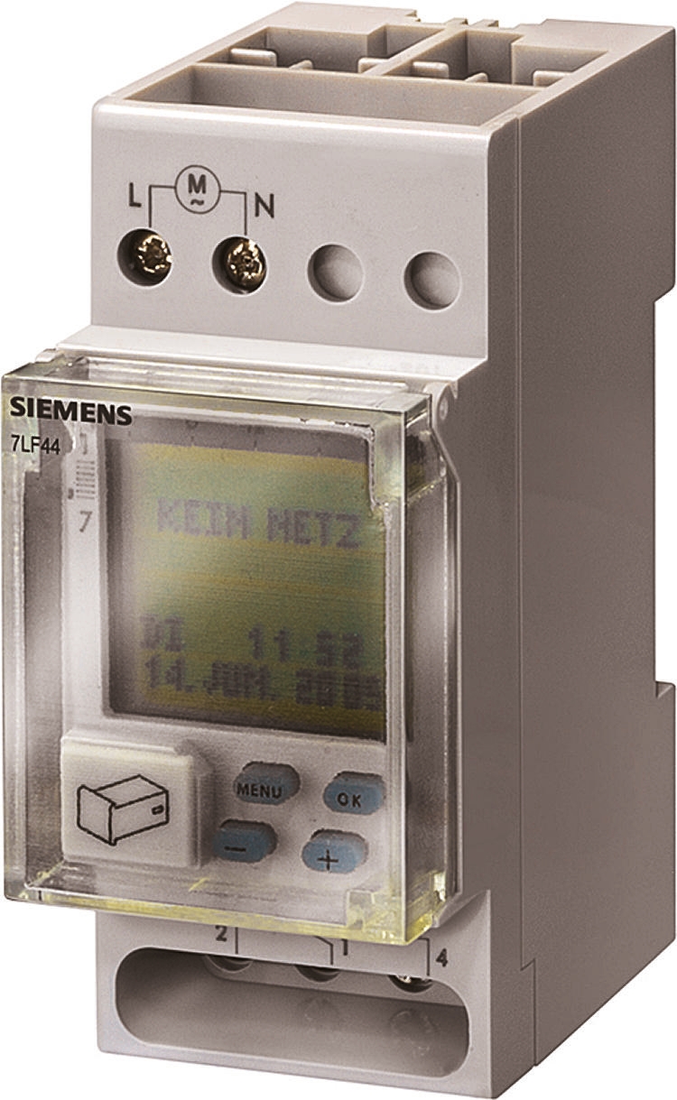 Siemens Digital 7LF4 DIN Rail Time Switch 230V ac