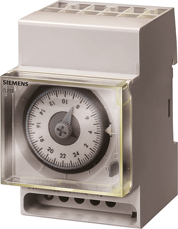 Siemens Analogue 7LF5 3 DIN Rail Time Switch, 1-Channel 230 V ac