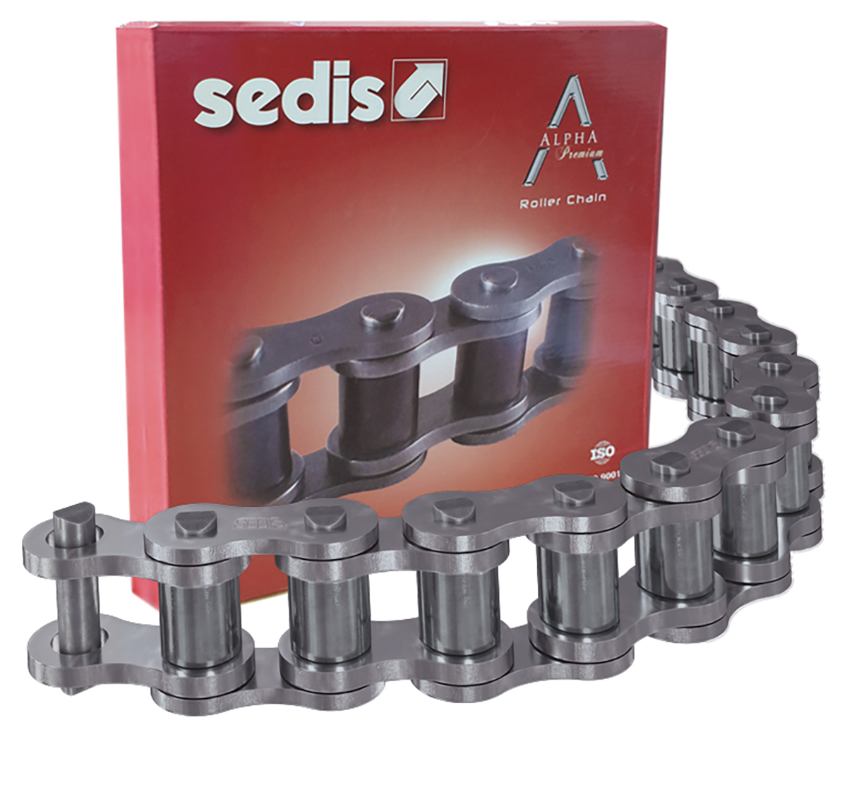 Sedis 08B-1 1 Roller Chain, 5 m, 16.6 mm, Alpha Premium, ISO 606 (DIN 8187)
