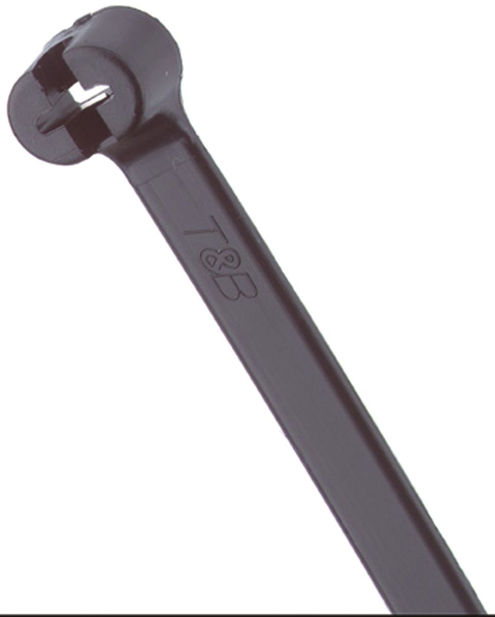 Thomas & Betts Cable Tie, Weather Resistant, 208.3 mm x 3.56mm, Black Polyamide 66