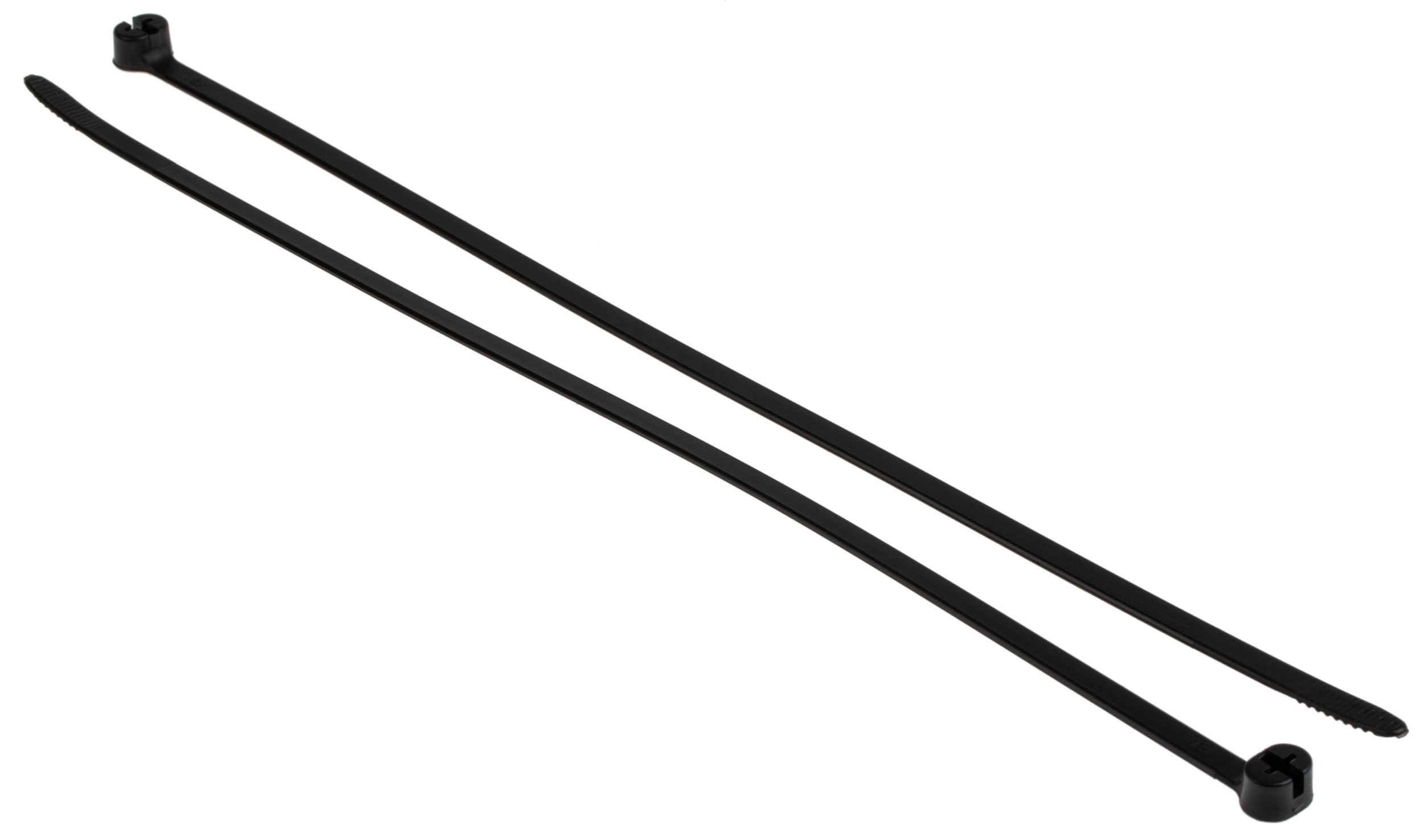 Thomas & Betts Cable Tie, Weather Resistant, 340.36 mm x 6.86mm, Black Polyamide 66