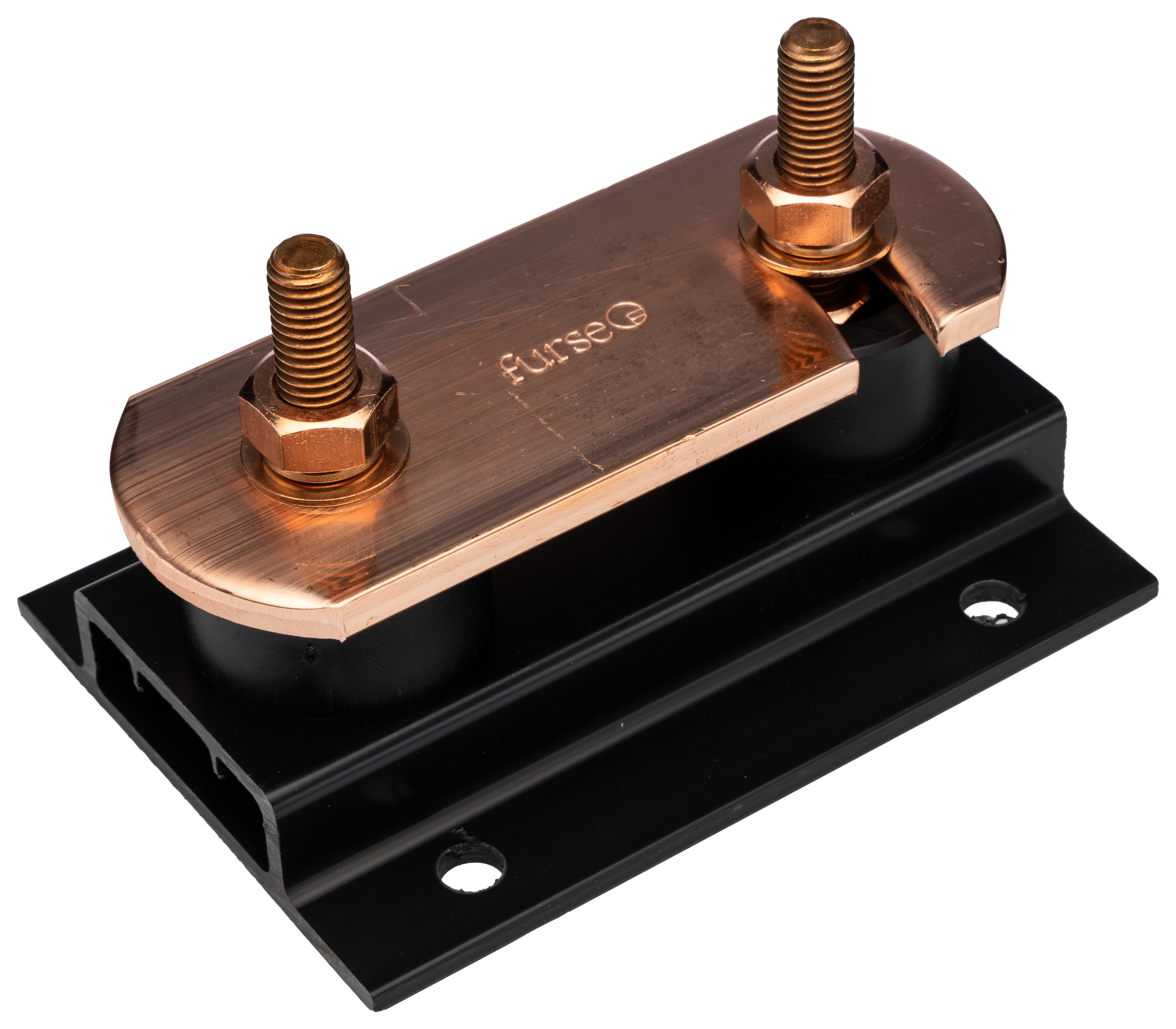 WJ Furse Copper Earth Bar L. 125 mm x W. 90mm x H. 90 mm 2 Ways