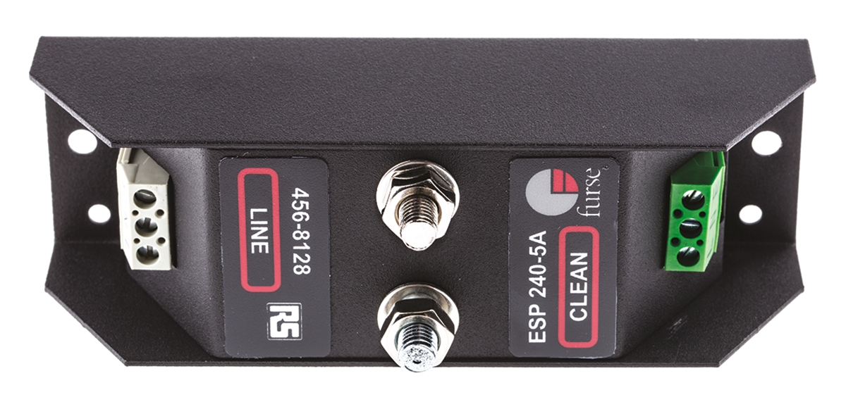 WJ Furse, ESP 240 Surge Suppressor Unit 280V Maximum Voltage Rating 10 kA Maximum Surge Current Low Current Mains