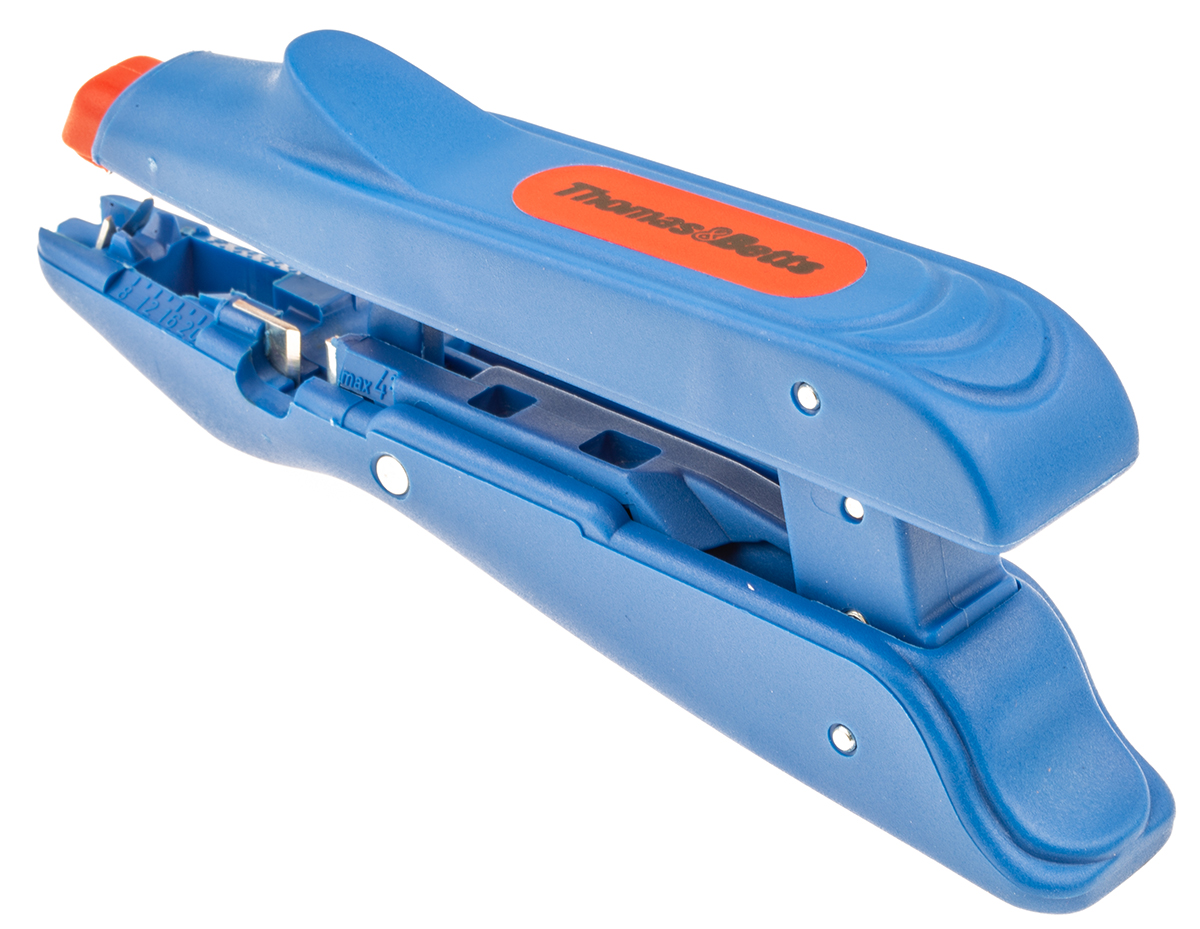 Thomas & Betts DUOSTRIP150 Series Insulated Palm Grip Wire Stripper, 0.5 to 6 mm², 0.5 mm Overall