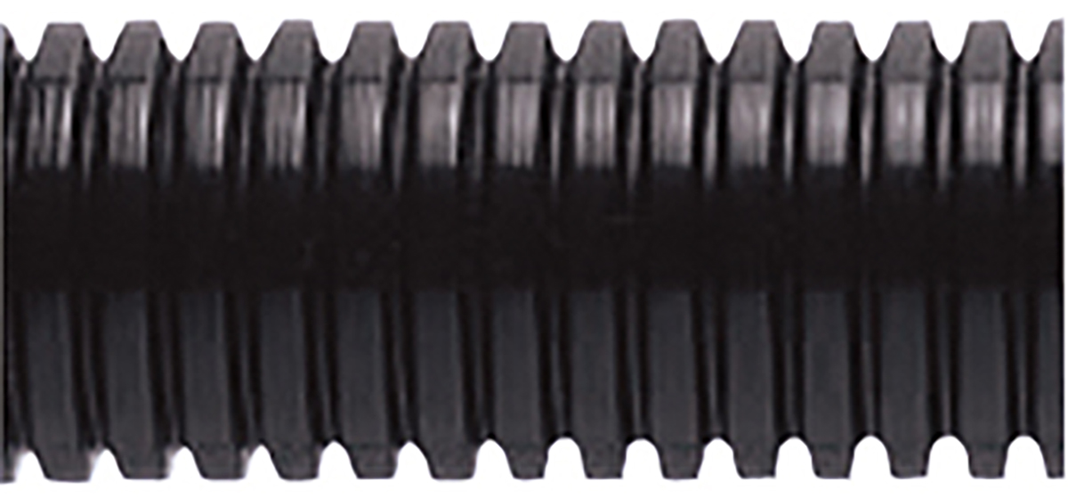 Adaptaflex, 28 mm Nominal Diameter, Uncoated, Plastic, Black