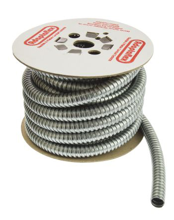 Adaptaflex, 25 mm Nominal Diameter, Uncoated, Galvanised Steel, Grey