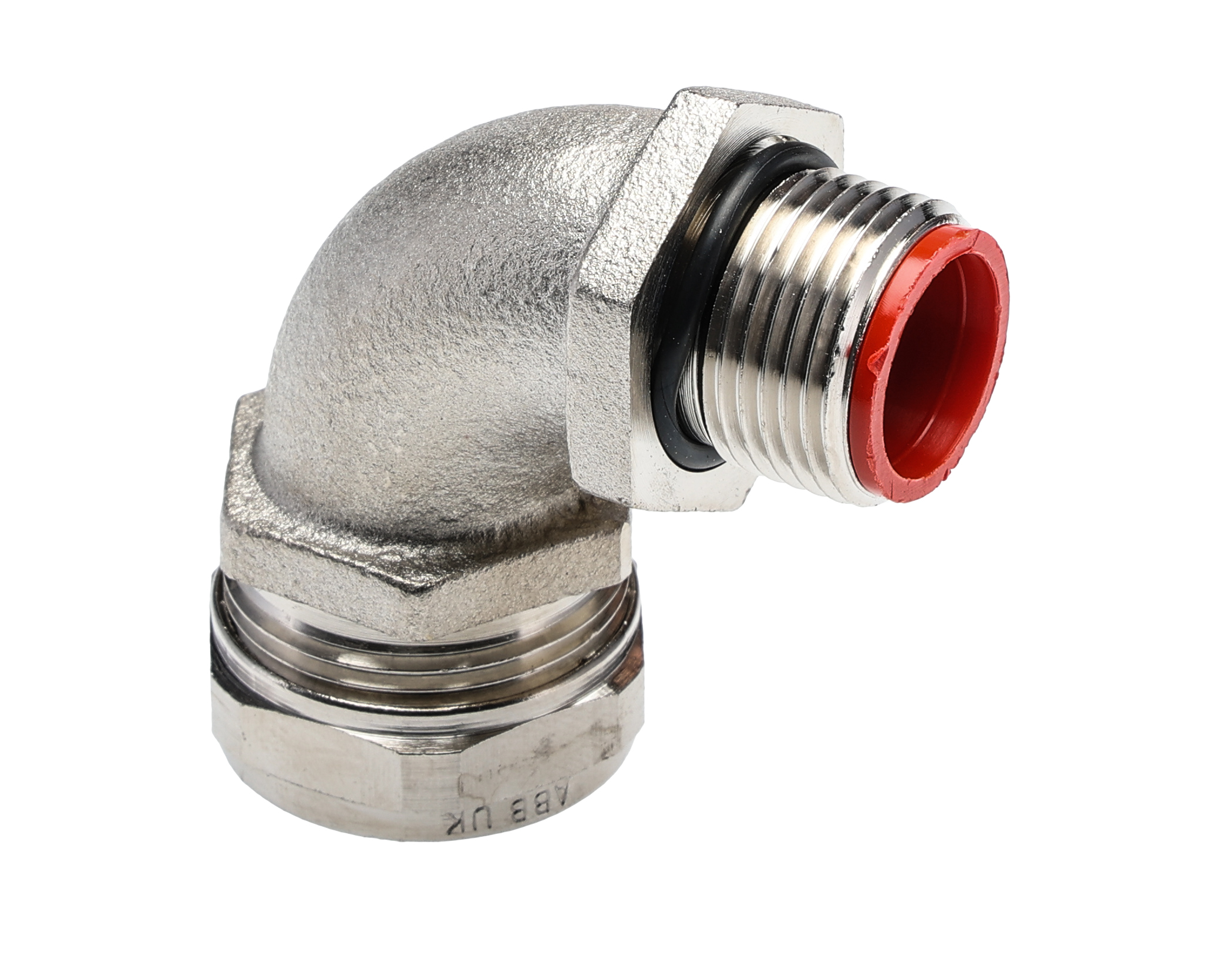 Adaptaflex Conduit Nickel Plated Brass, Conduit Fitting, 20 mm Nominal Size, M20, Nickel Plated Brass, Silver IP0
