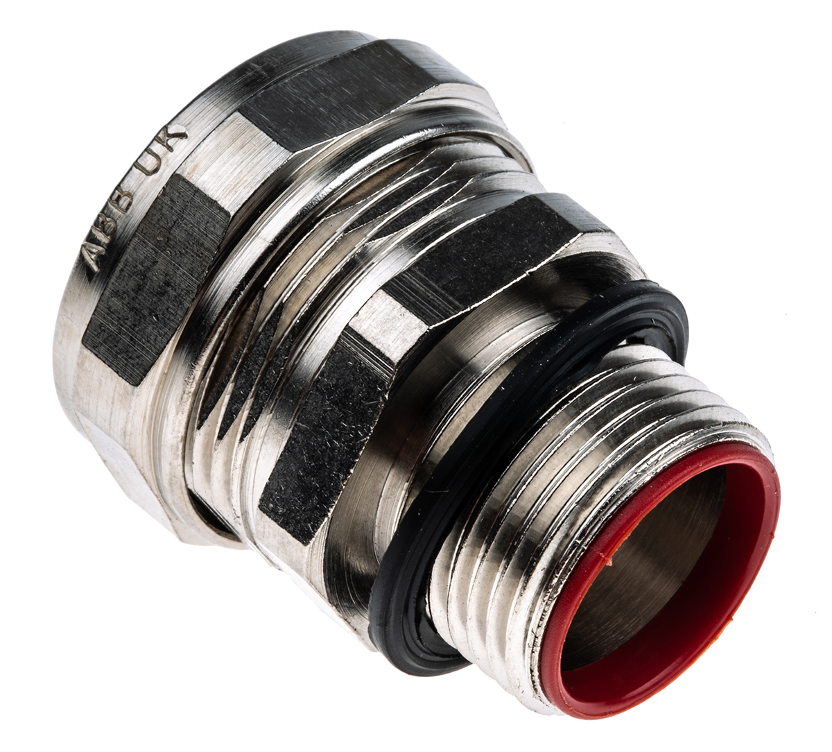Adaptaflex Nickel Plated, Conduit Fitting, 20 mm Nominal Size, M20, Brass, Silver IP68, IP66, IP69K, IP67 rating