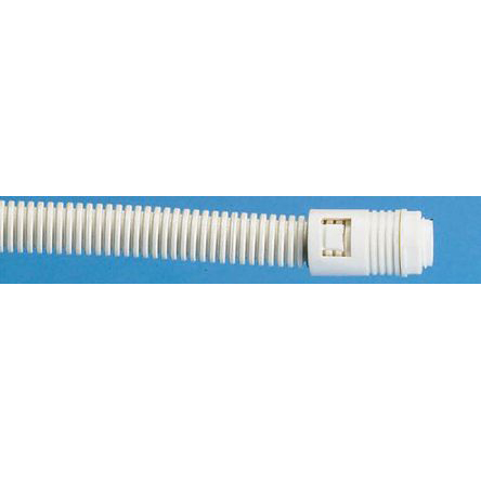Adaptaflex Fitting, Conduit Fitting, 16 mm Nominal Size, M16, Polyamide, White IP65 rating