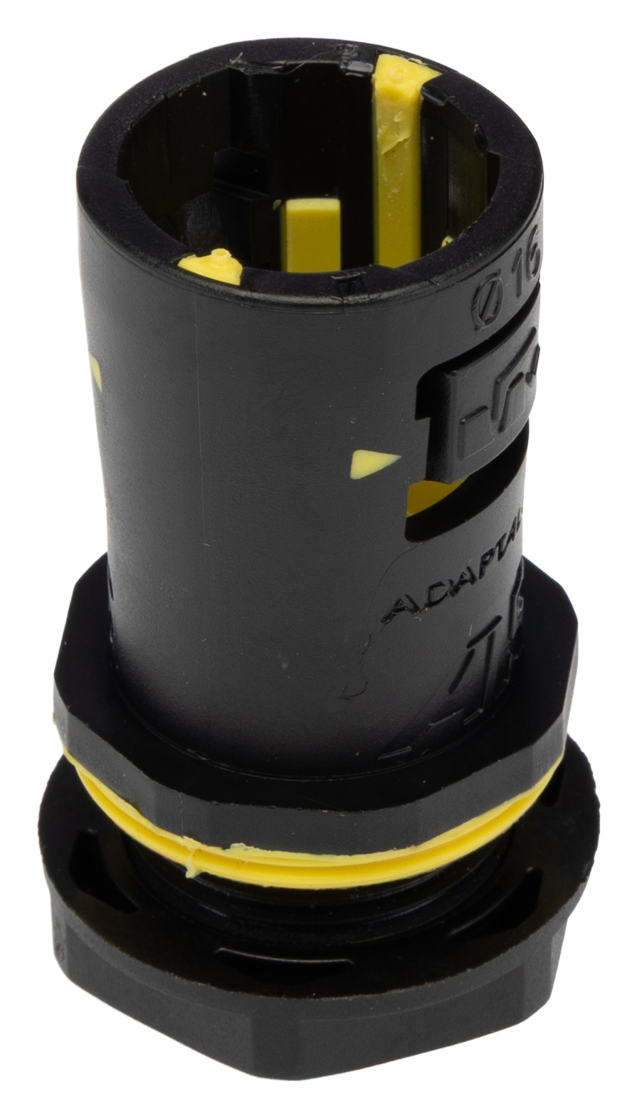 Adaptaflex Fitting, Conduit Fitting, 16 mm Nominal Size, M20, Polyamide 66, Black IP68 rating