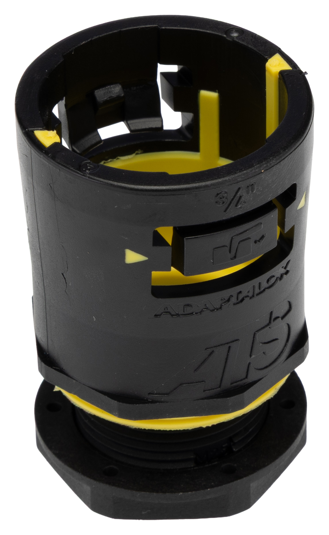 Adaptaflex Fitting, Conduit Fitting, 28 mm Nominal Size, M25, Polyamide 66, Black IP69K, IPX8, IP6X, IP68 rating