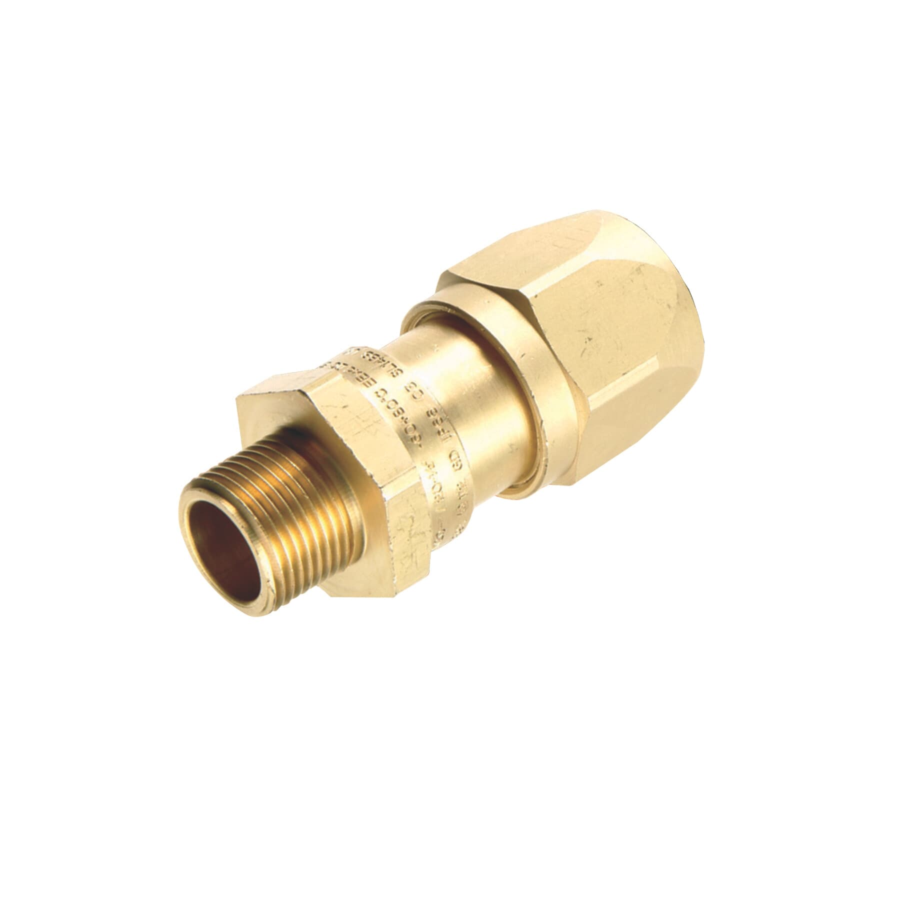 Thomas & Betts Metallic, Conduit Fitting, 25 mm Nominal Size, M25, Nickel Plated Brass, Metallic IP66 rating