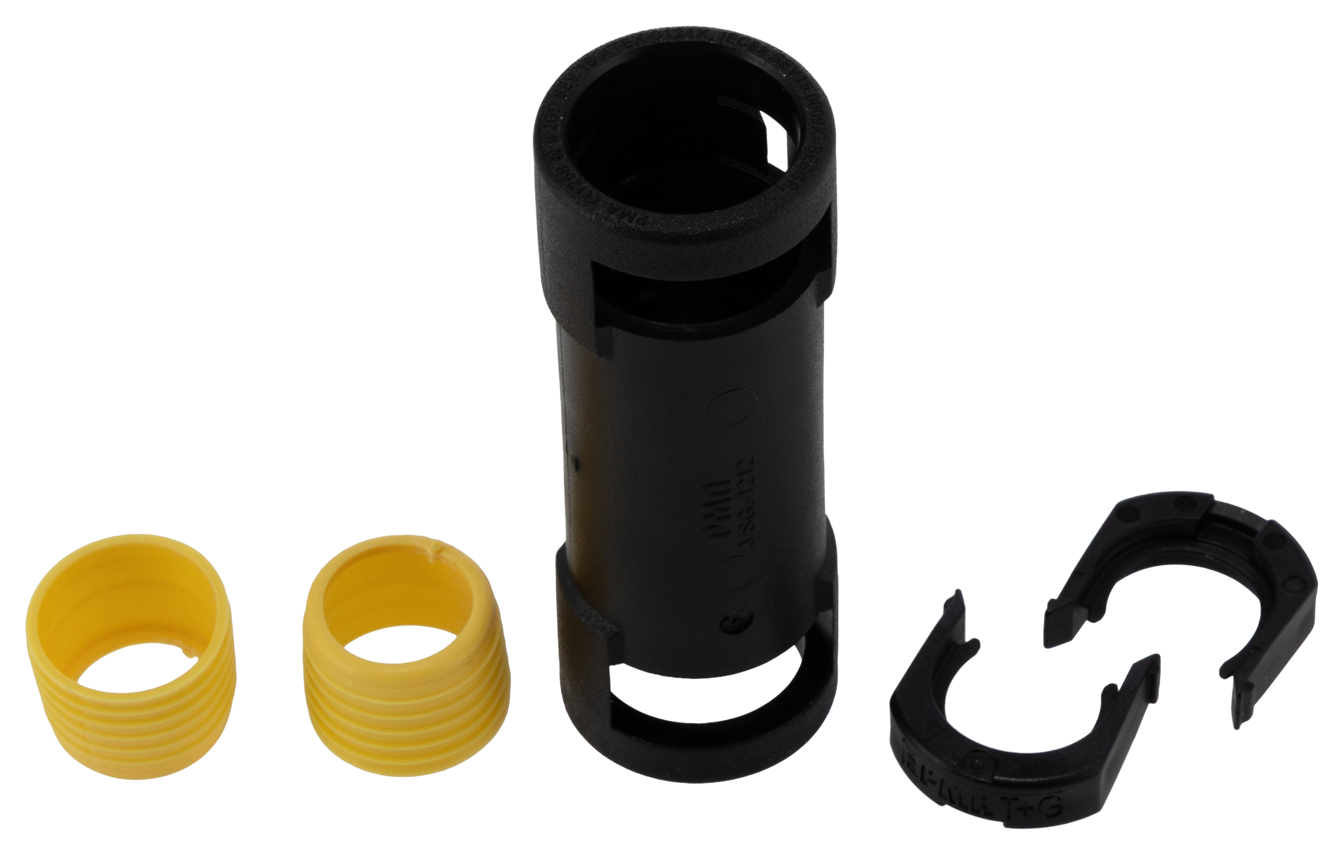 Kopex Nickel (Thread), Conduit Fitting, 12 mm Nominal Size, 16 mm, Nylon 12, Black IP68 rating