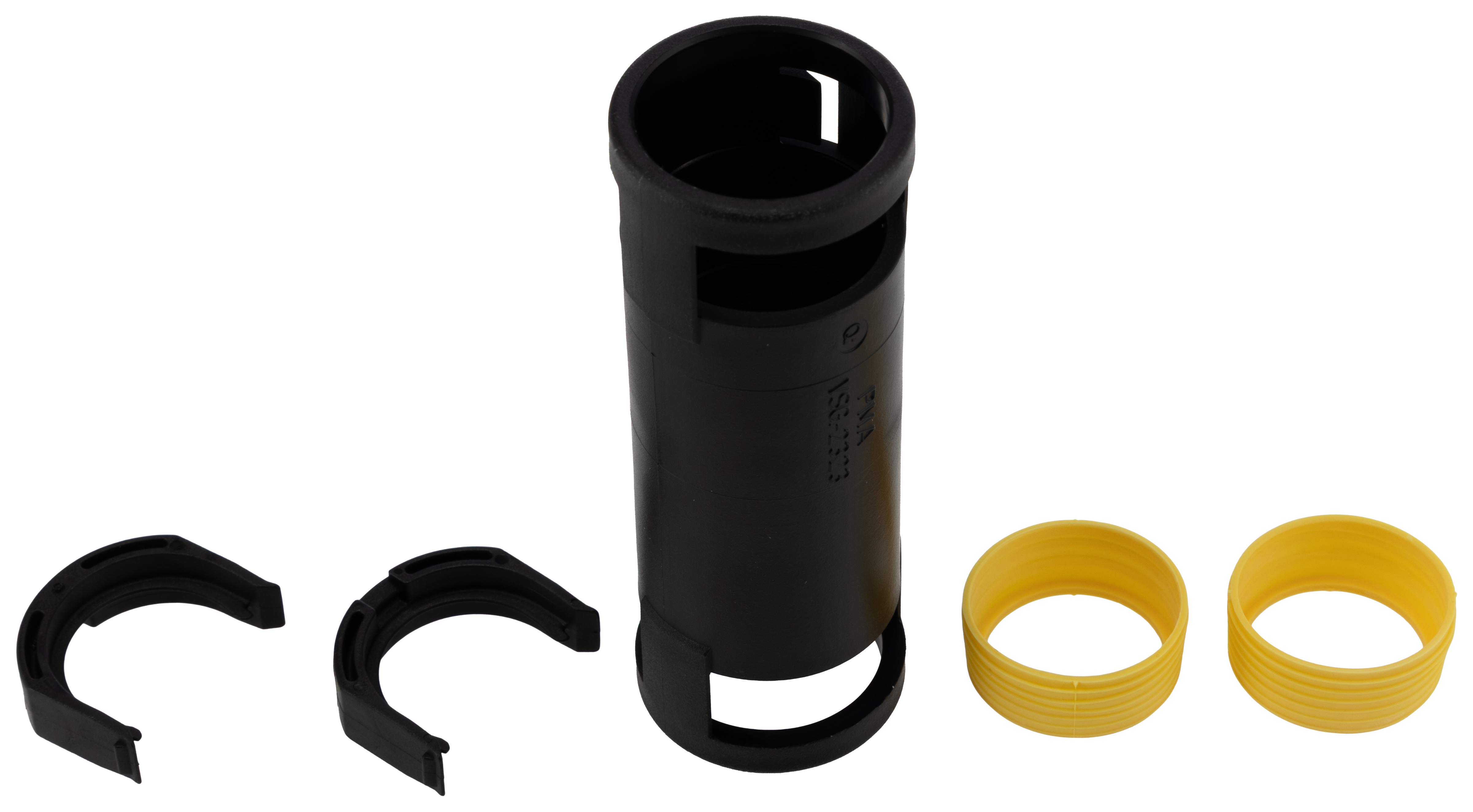 Kopex Nickel (Thread), Conduit Fitting, 23 mm Nominal Size, 25 mm, Nylon 12, Black IP68 rating