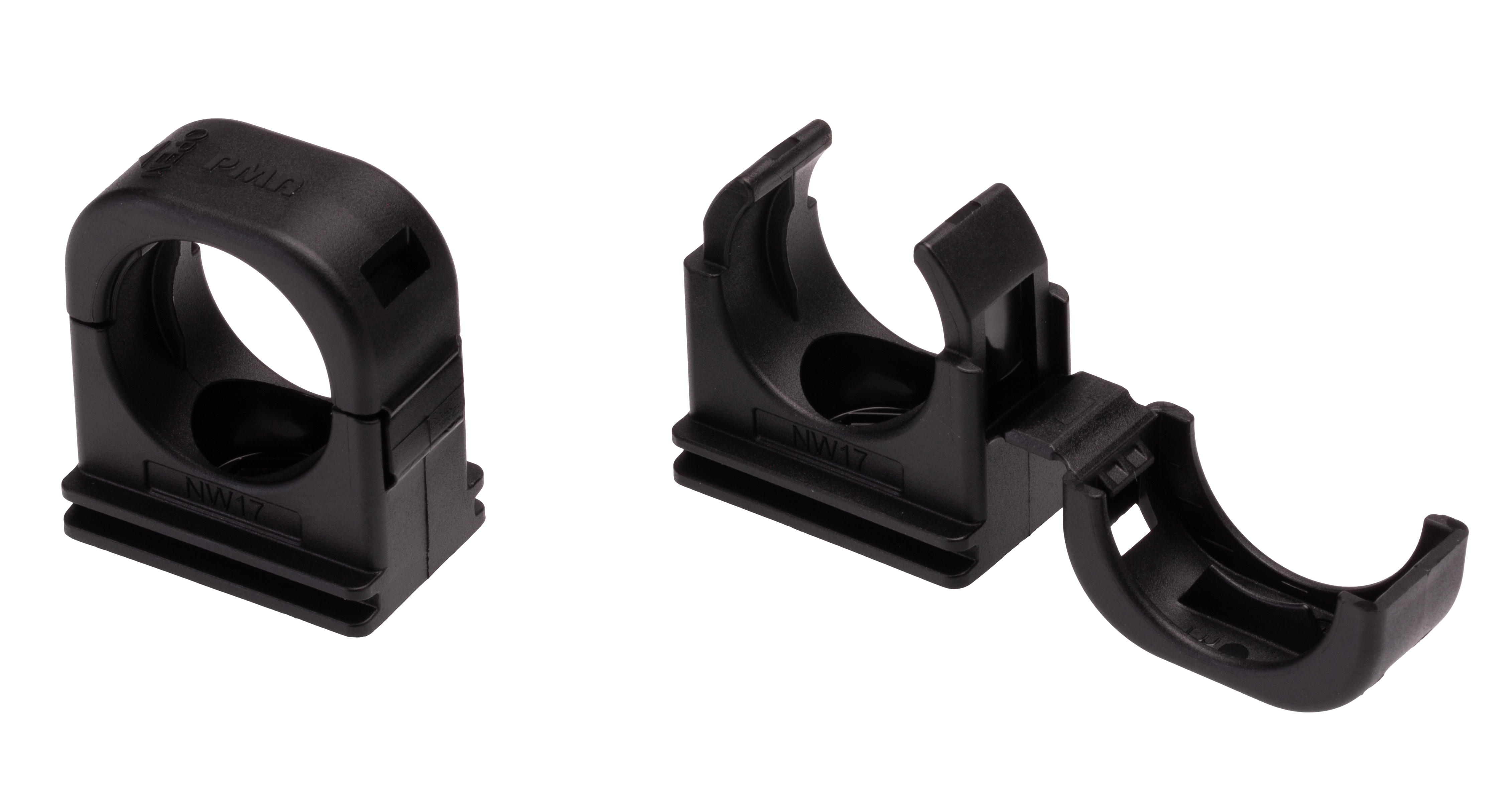 Kopex Conduit Nickel (Thread), Conduit Fitting, 20 mm Nominal Size, Nylon 12, Black IP68 rating