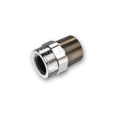 Thomas & Betts Nickel Plated Brass, Hose Adapter, 20 mm Nominal Size, M20, Nickel Plated Brass, Metallic IP66  rating