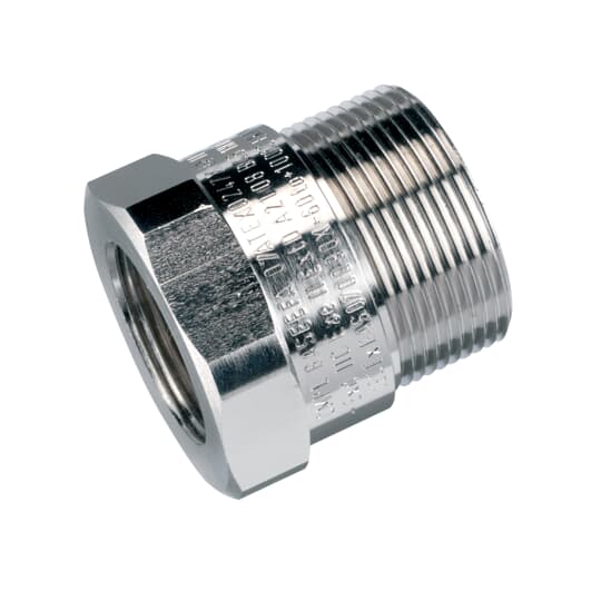 Thomas & Betts Nickel Plated Brass, Hose Adapter, 40 mm Nominal Size, M40, Nickel Plated Brass, Metallic IP66  rating
