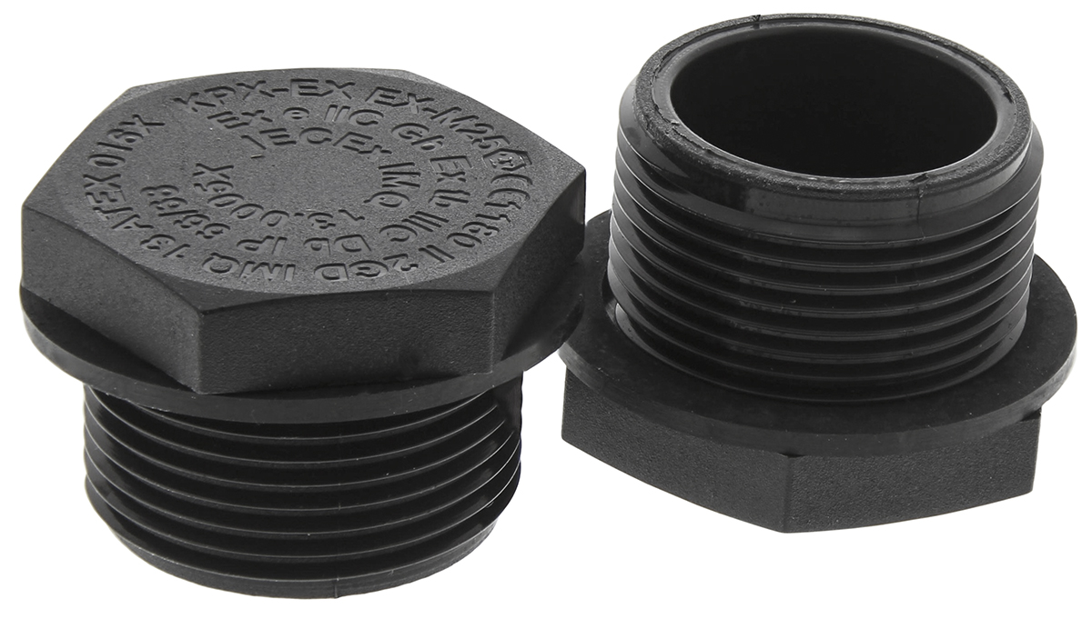 Kopex-EX, M25 Thread, Nylon, 28 mm Diameter Threaded