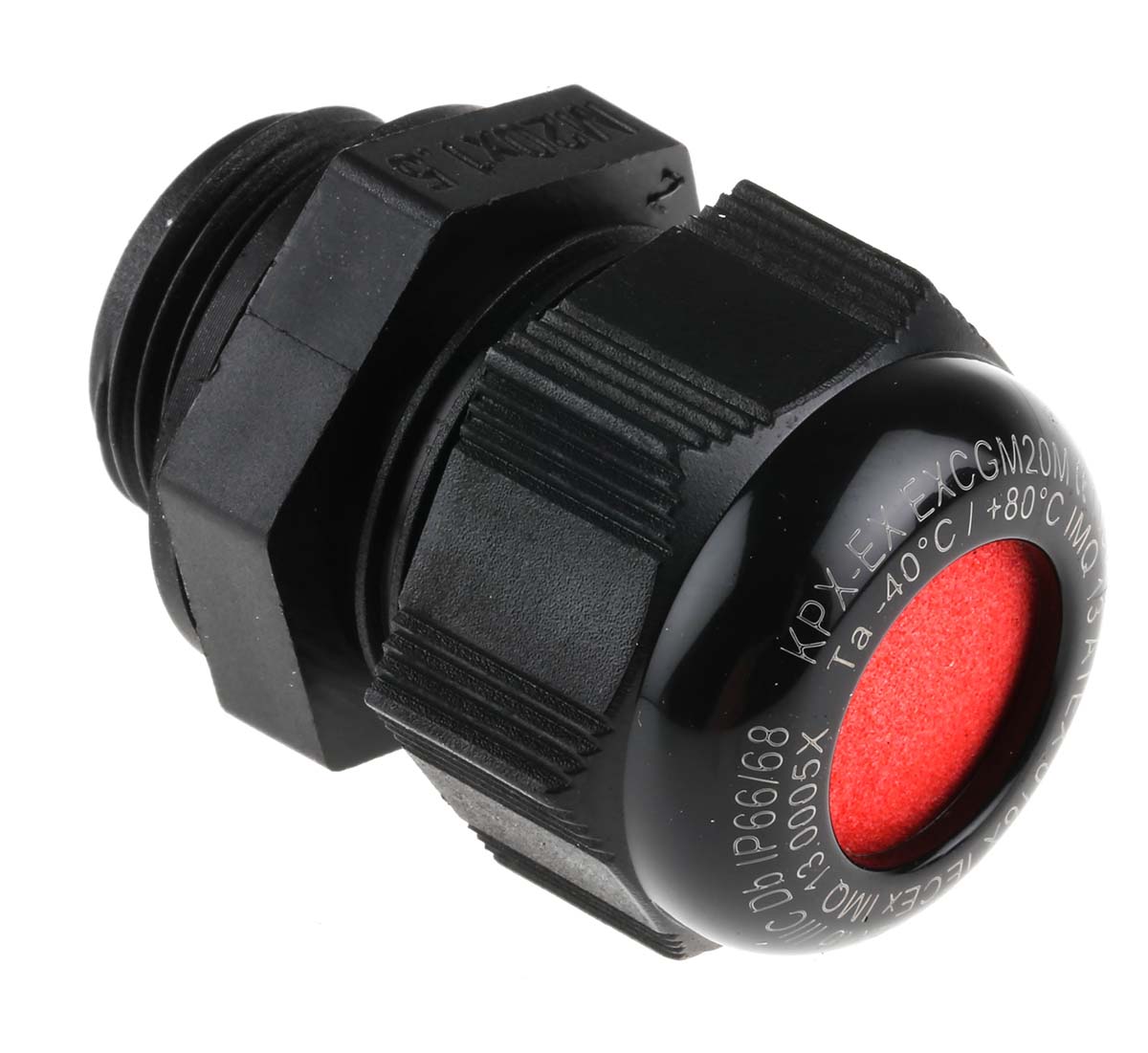 Kopex-EX CGM Series Black Nylon Cable Gland, M20 Thread, 10 mm min., 14 mm max., IP66, IP68