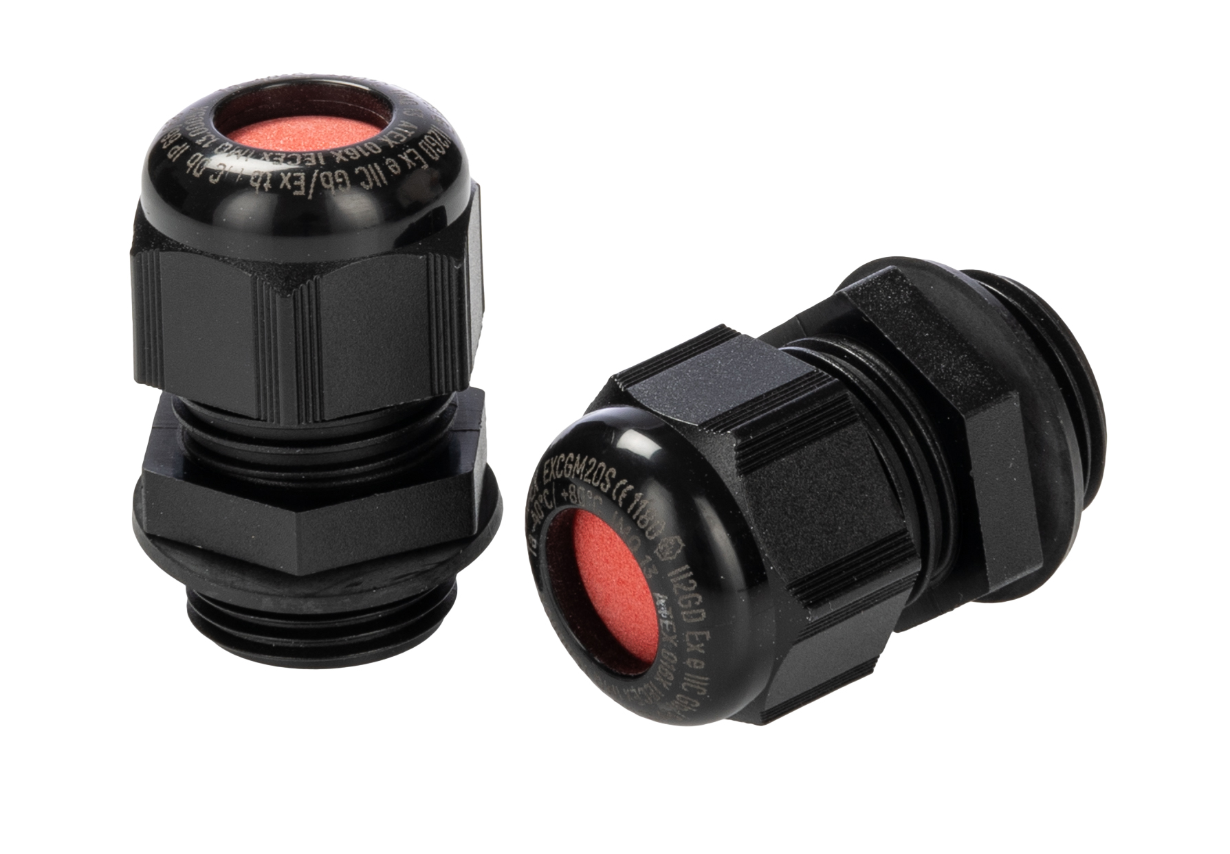 Kopex-EX CGM Series Black Nylon Cable Gland, M20 Thread, 6 mm min., 12 mm max., IP68, IP66