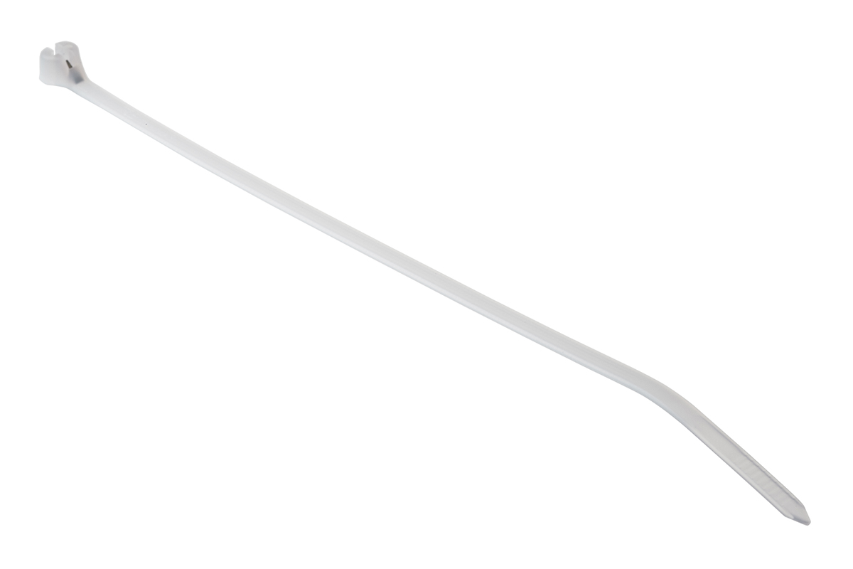 Thomas & Betts Cable Tie, Stainless Steel Barb Locking, 140 mm x 3.56mm, Natural Polyamide 66