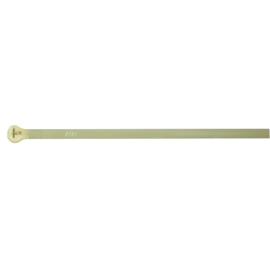 Thomas & Betts Cable Tie, Heat Stabilized, 92 mm x 2.3mm, Natural Polyamide 66